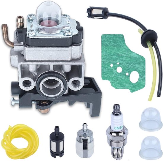 Passend Für Vergaser Reparatursatz Für Honda Gx35, Gx25, Fg110, Hht25, Hht35: Vergaser + Dichtung + Kraftstofffilter + Luftfilter + Zündkerze + P