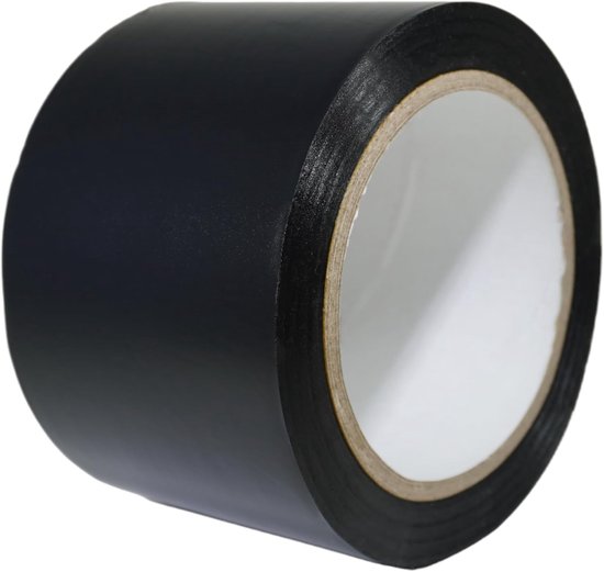 5 Rollen Schwarz Gestreiftes Vinylklebeband: 10 Cm Breit X 152 Cm Lang