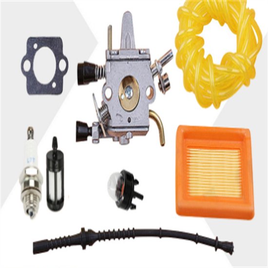 Vergaser Passend Für Stihl Fs Serie Fs120 Bis Fs480 Inklusive Luftfilter, Zündkerze Und Starterpumpe