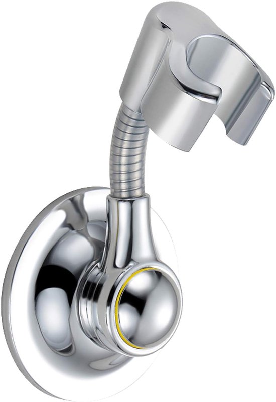 Duschkopfhalterung, Handbrausehalterung, Höhenverstellbare Duschkopfhalterung, Abnehmbare, Multidirektionale Wandsaugnäpfe (h5)