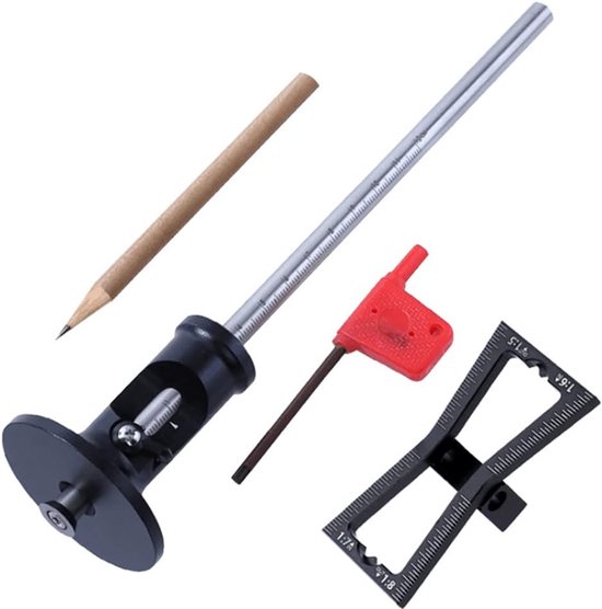 4 Teiliges Europäisches Holzmarkierungslehren Set (0 120 Mm), Präzisions Holzmarkierungslehren Set