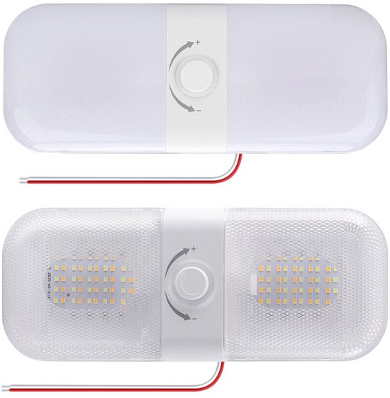 Für 12 V Led Deckenleuchten In Wohnmobilen, Dachlampen Mit Variabler Helligkeit, 12 V Led Lampen Mit Memory Schalter, Leuchtend Weiß, Gelb Und Wa