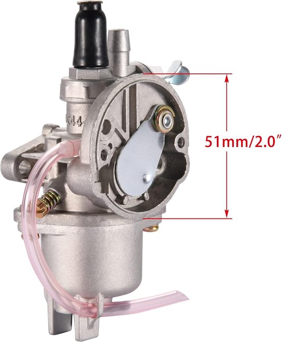 Als Ersatz Für Den Pz13 13 Mm Vergaser Für 2 Takt Motoren Mit 47 Cm³, 49 Cm³ Und 50 Cm³ Hubraum, Z. B. Für Pocketbikes, Mini Quads Und Atvs/cross