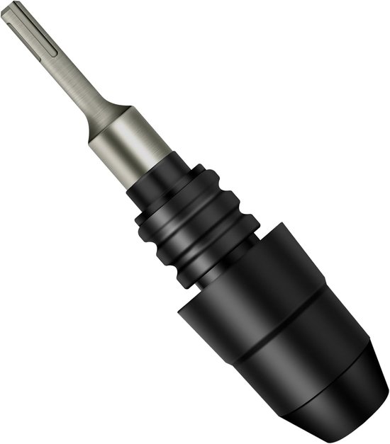 Sds Plus Auf Sds Max Adapter Für Bohrhämmer, 8 1/4 Zoll Langer Adapter Aus Schwarzem Legiertem Stahl, Kompatibel Mit Sds Max Bohrern, Bohrerset F