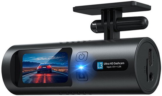 Auto Dashcam, 2k Wlan Mit App Steuerung, Front Und Innenraumkamera, Integriertes 1,5 Zoll Display, Unterstützt Parküberwachung, G Sensor, Loop Au