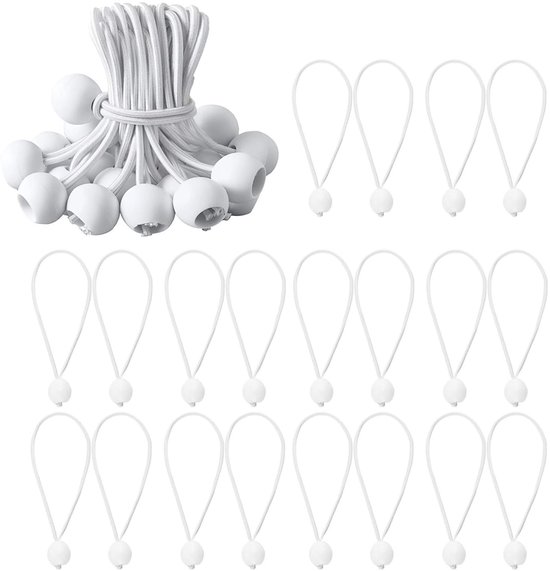 20 Teiliges Kugel Gummiseil Gummiseil Mit Kugel Wetterfeste Spanngurte Outdoor Gummiseil Spanngurte Für Planen Spanngurte Für Markisen Für Campin