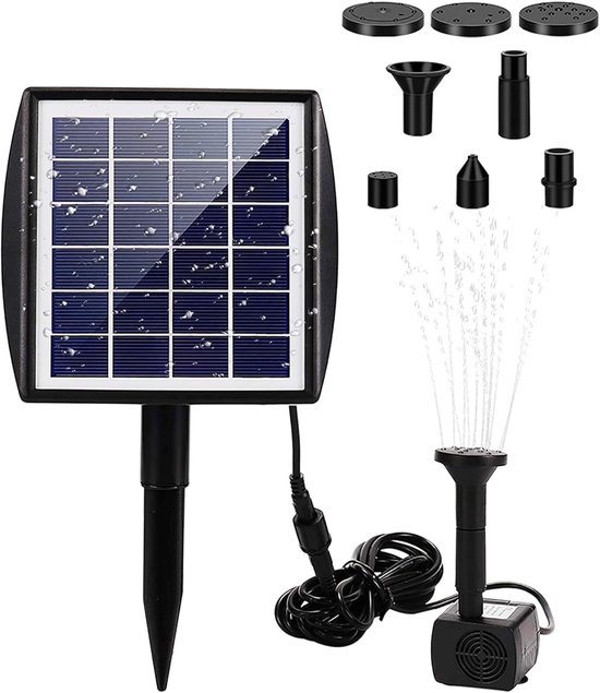 Solarbrunnenpumpen Set 2,5 W Mit Solarpanel Für Bad, Teich, Garten, Schwimmbad, Aquarium My10
