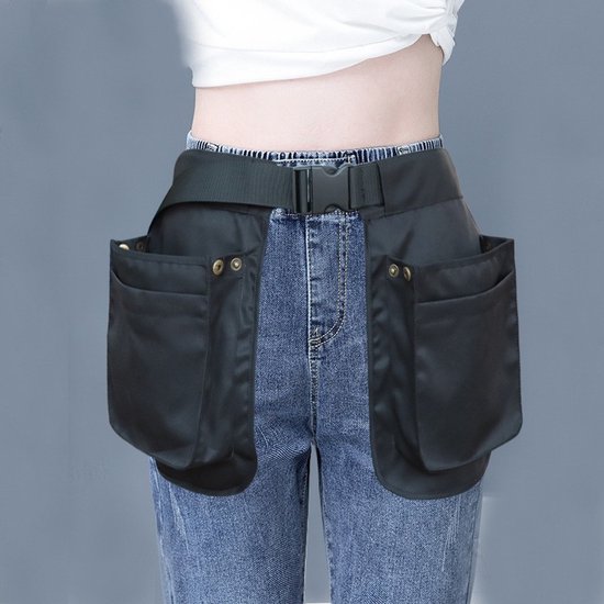 Werkzeugschürze Mit Hüftgurt Für Damen Und Herren, 4 Taschen, Werkzeugorganizer, Gartenschürze, Kellnerschürze, Friseurschürze