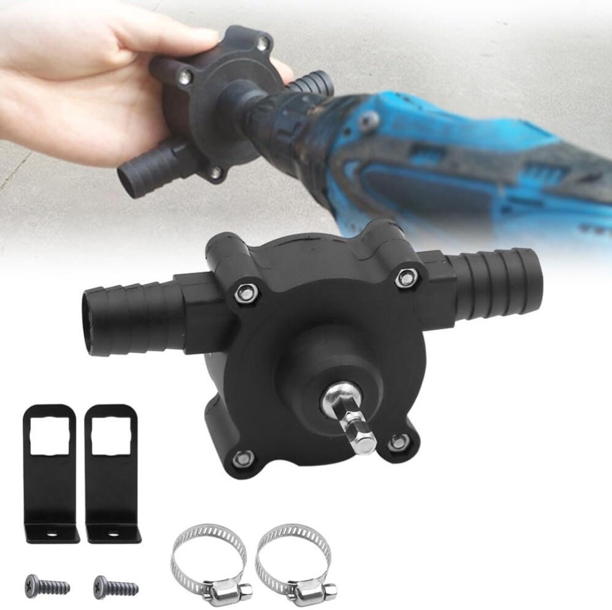 Wasserpumpe – Tragbare Elektrische Bohrmaschinenpumpe – Kleine Wasserpumpe – Aufsteckpumpe – Bohrmaschine Für Flüssigkeiten – Bohrmaschinenpumpe – Bohrmaschinenbetrieben – Flüssigkeiten Pumpen
