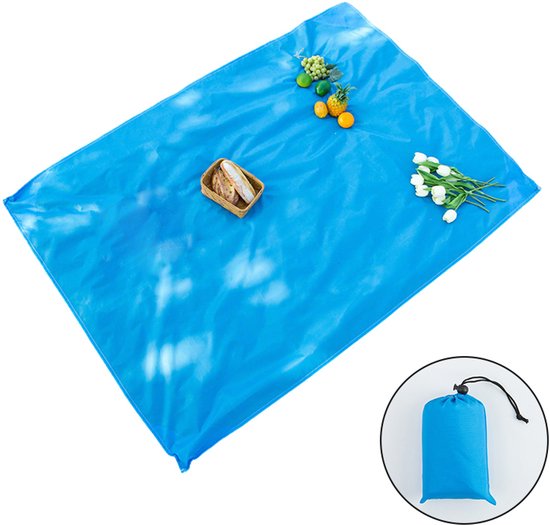 Strandmatte Picknickdecke Sandabweisende Campingunterlage Zeltunterlage Tragbar Faltbar Wasser Und Sandabweisend 100 X 140 Cm Für Camping, Strand