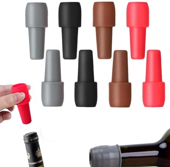 Wiederverwendbarer Sektflaschenverschluss, Weinverschlüsse Für Weinflaschen, Silikon Weinverschluss Für Weinflaschen, Für Bier, Champagner, Prose