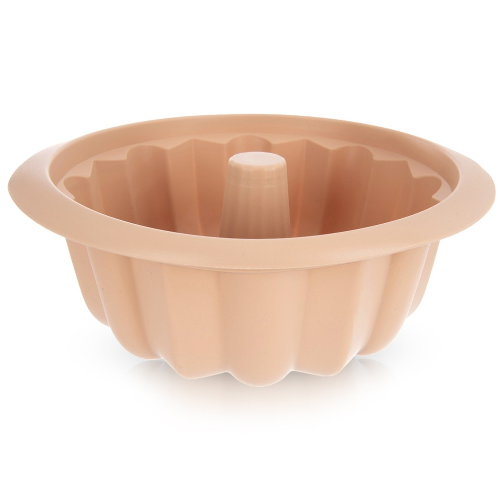 Silikon-kuchenform Mit Kamin, Beige, 26 Cm
