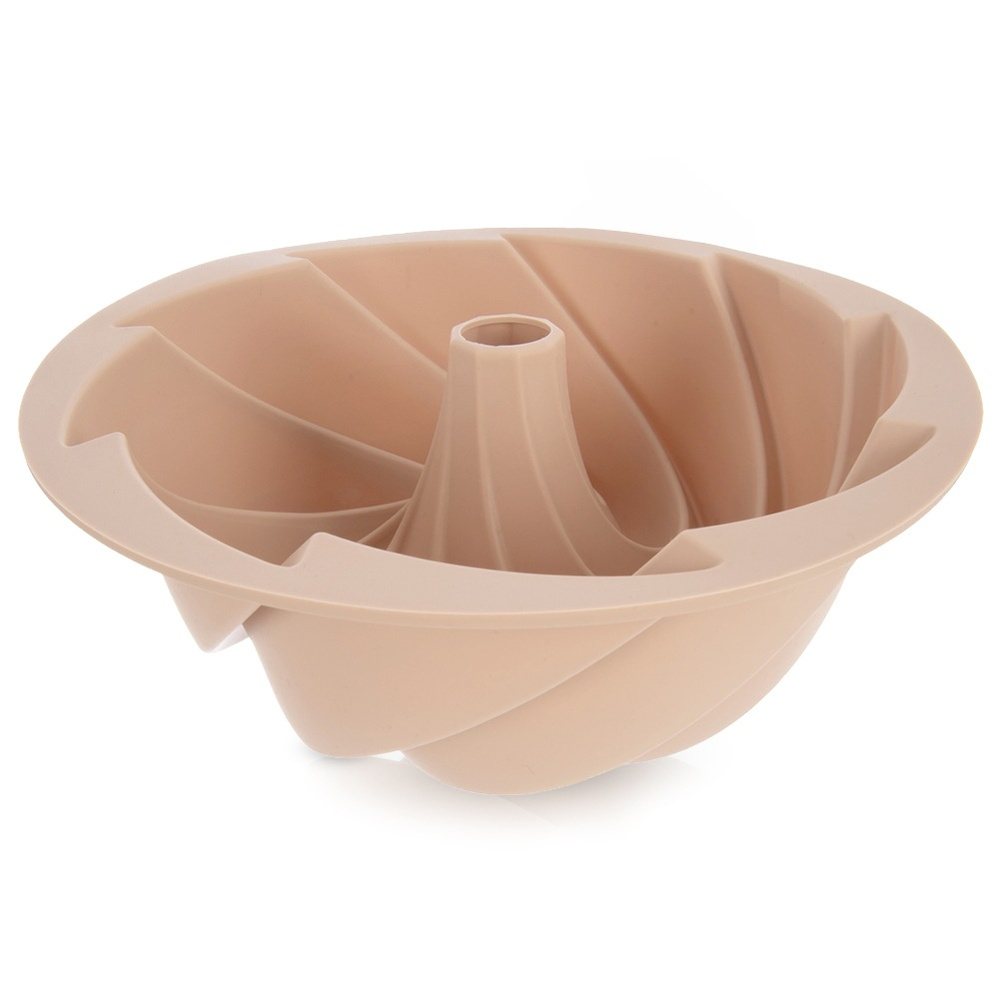 Silikon-kuchenform Mit Kamin, Beige, 23,5 Cm