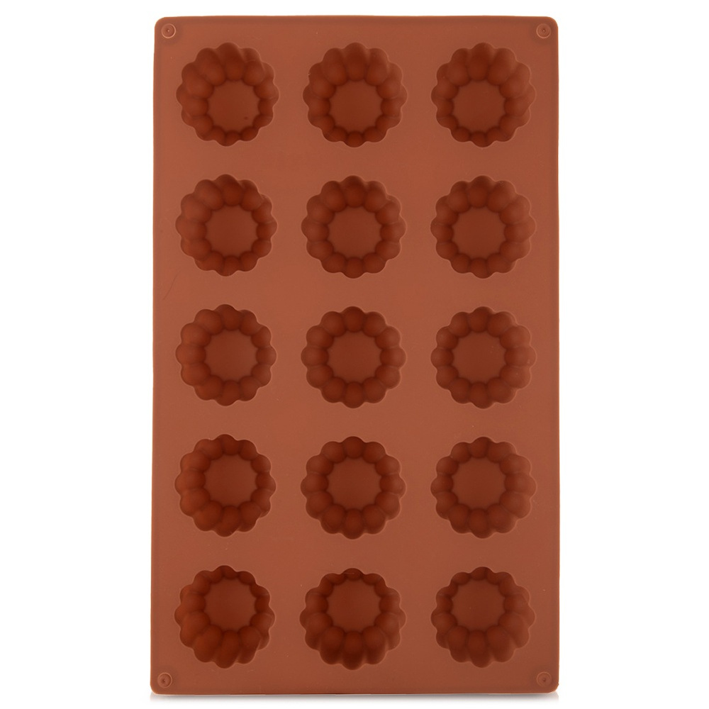 Brauner Silikon-blumen-ausstecher, 28 X 17 X 2,8 Cm