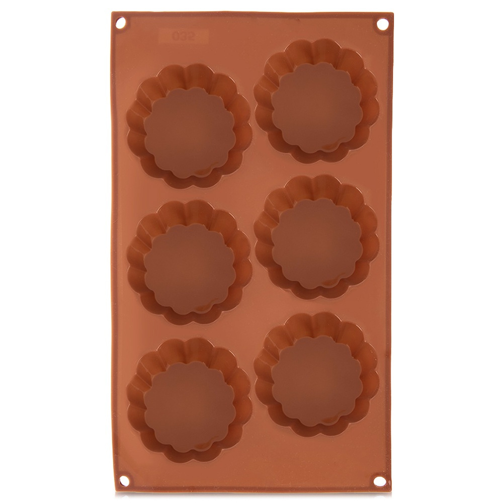 Brauner Silikon-blumen-ausstecher 30 X 17,5 X 3 Cm