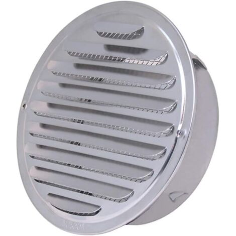 Kugelförmiges Lüftungsgitter Aus Edelstahl, Verstärkte Wandhaube, Bad- Und Küchenlüftungen, Ventilator- Und Luftauslässe (100 Mm)