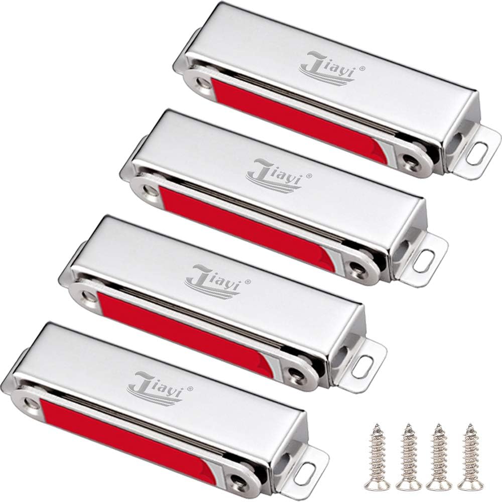 Starke Schranktürmagnete 40 Kg 4 Stück Magnetische Möbelverriegelung Leistungsstarker Türmagnet Edelstahl Schrankmagnet Für Robuste Kleiderschränke Und Schubladen
