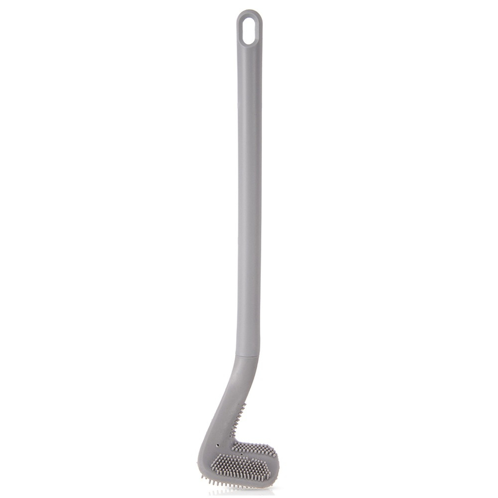 Graue Silikon-toilettenbürste 40 Cm