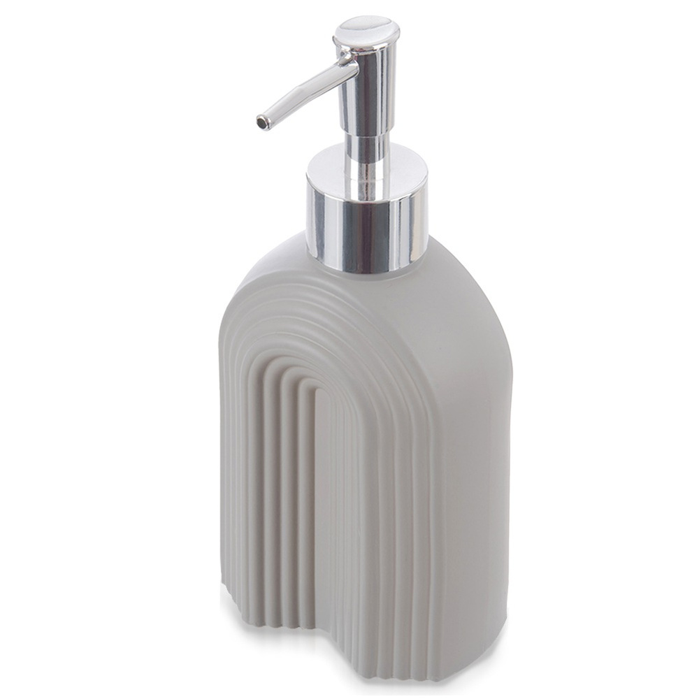 Seifenspender Aus Grauem Glas, 320 Ml