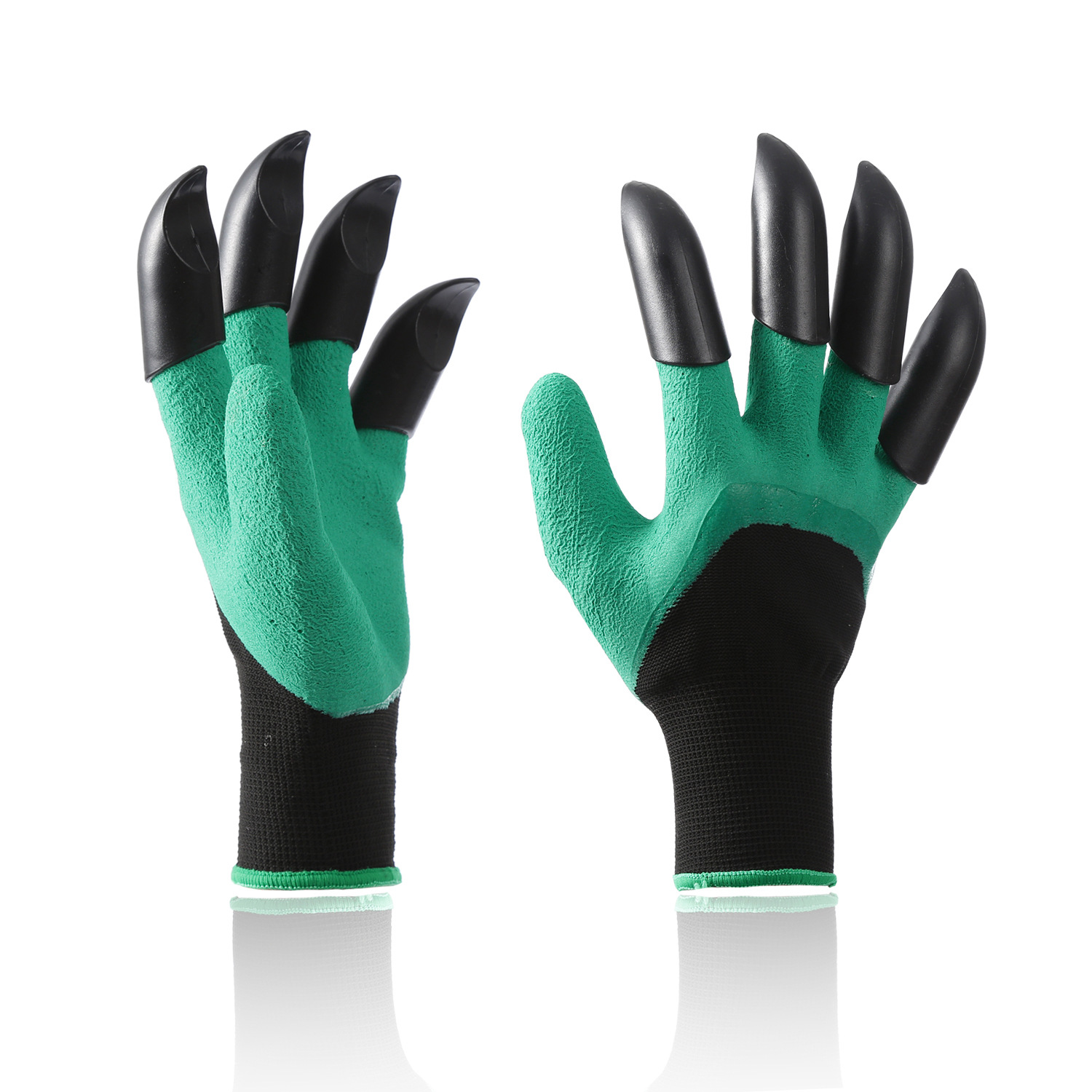 Arbeitshandschuhe Aus Recyclingfasern, 1 Paar, Grün, Einheitsgröße – Mehrzweck-gartenhandschuhe Aus Recyclingfasern – Weich Und Strapazierfähig –
