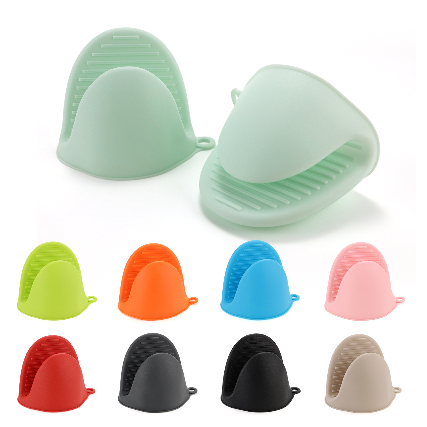 (9-teiliges Set) Hubei Silikon-ofenhandschuhe Für Den Sofortigen Einsatz Im Topf Oder In Der Küche Als Topflappen Oder Kuchenhalter.
