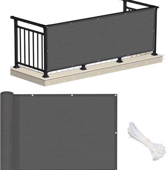 Balkon Sichtschutz 70 X 300 Cm Für Balkon Sichtschutz Wetterfester Sichtschutz Für Balkon, Garten, Außenbereich Gartensichtschutz Mit Kabelbinder