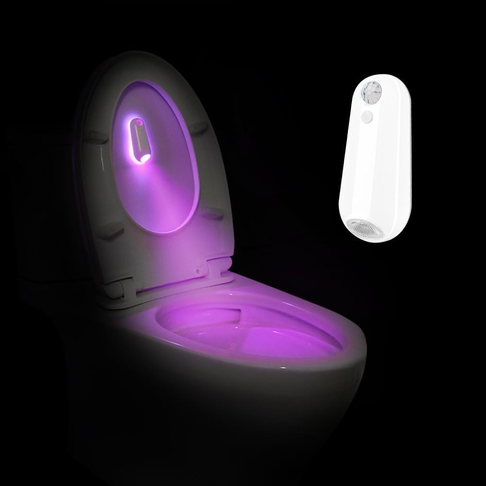 Bewegungsmelder-led-nachtlicht Für Den Innenbereich – Wiederaufladbare Rgb-farbwechsel-toilettenleuchte – Toilettentrainingsleuchte Für Kleinkinder – Badezimmerleuchte Für Jungen Und Mädchen