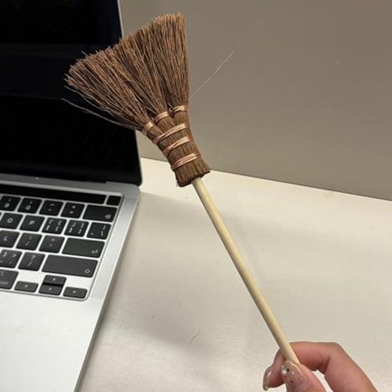 Mini Braunbesen, Palm Minibesen, Tastaturreiniger, Mini Schreibtischbürste, Kleiner Tischbesen, Kehrbürste Für Auto, Schreibtisch, Tastatur, Arbe