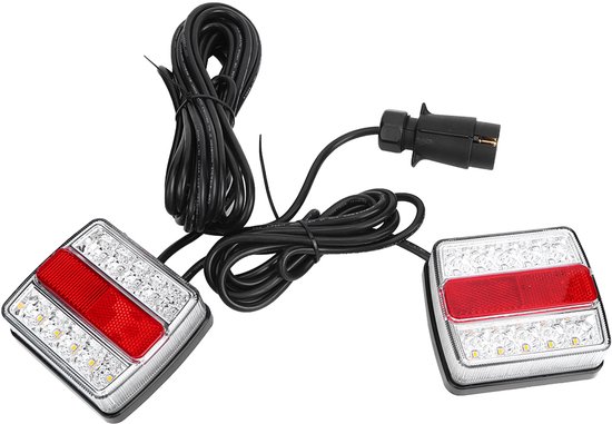 Für 12 V Ip68 Für Lkws/anhänger/geländewagen/boote/busse/transporter/wohnmobile. Universell Kompatibel. Wasserdichter, Rot Gelber 16 Led Parkblin