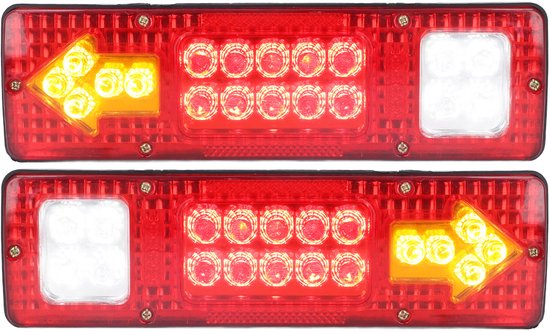 Passend Für Feux Arrière Led 12v, 2 Stück, Hohe Leuchtkraft, Universell Einsetzbar, Für Transporter, Lkws, Wohnwagen, Boote, Campingwagen