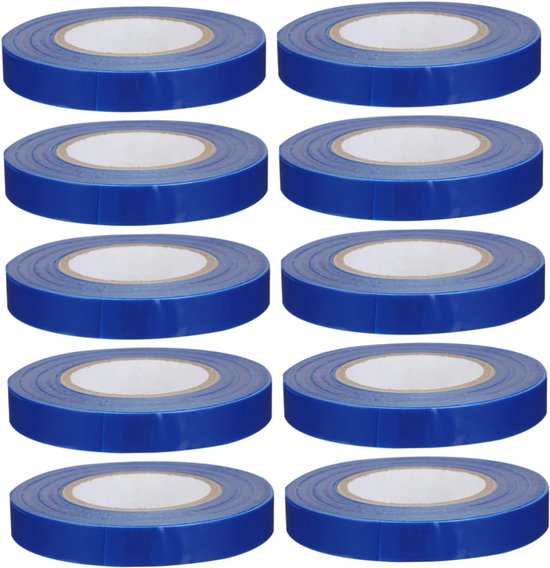 Pflanzenklebebandstreifen Pflanzenbindeband Bindeband Für Kletterpflanzen Gartenpflanzenband Pflanzenstützen Bindeband 10 Rollen Blau