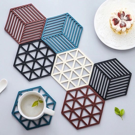Untersetzer Für Pfannen 8 Teilig Silikon Untersetzer Set Multifunktionales Küchenutensil Für Schüsseln, Geschirr Und Tischsets Spülmaschinenfest