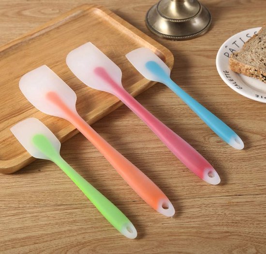 Silikonspatel (1 Stück) Flexibel Und Langlebig, Hitzebeständig Bis 232 °c, Edelstahlkern Lebensmittelechtes Küchenutensil, Rosa, Größe S, 21 Cm