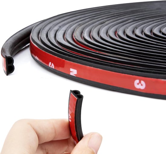 Autotürdichtung 10 M Selbstklebendes Gummiprofilband Für Autotüren Oder Motorhauben (32 Fuß 10 X 8 Mm)
