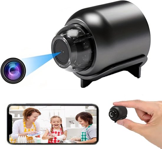Versteckte Kamera Mini Nanny Cam Smart Home Kamera Kleine Innen /außenkamera Mit Fernbedienung Kompatibel Mit Android & Ios Baby & Haustierüberwa