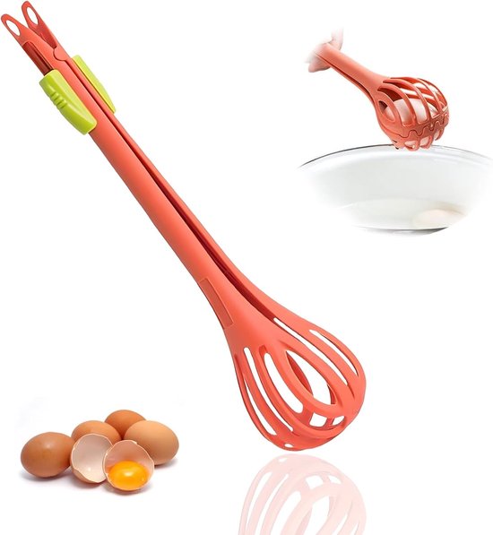 Multifunktionaler Schneebesen 2 In 1 Silikon Schneebesen Mit Clip Zum Halten Und Rühren Von Speisen Silikon Schneebesen Küchenhelfer Zum Eierkoch