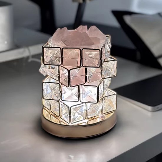 Kabellose, Würfelförmige Touch Nachtlampe Dimmbare Tischlampe Mit 3 Farben