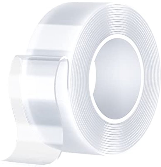Doppelseitiges Klebeband, Extra Stark 3 M X 3 Cm Transparent, Ablösbar Wiederverwendbar, Rückstandsfrei Nano Gel Haftung Für Den Innen Und Außenb