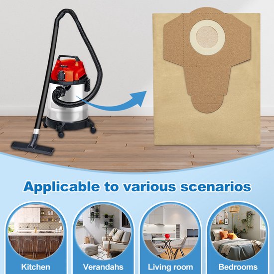 Passend Für Ousheng 30l Staubsaugerzubehör: Staubbeutel, Papierbeutel, Filterbeutel Und Müllbeutel 3er Pack