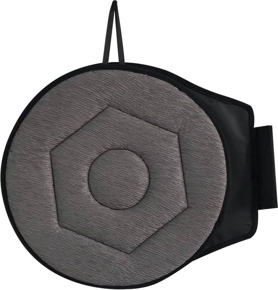 360° Drehbares Autositzkissen Grau