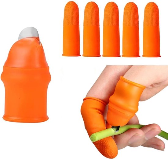 1 Set Gartengeräte Silikon-daumenmesser - Pflücker Zum Schnellen Pflücken Von Obst Und Gemüse - Damengröße Klein - Gartenwerkzeug Zum Schneiden Und Beschneiden