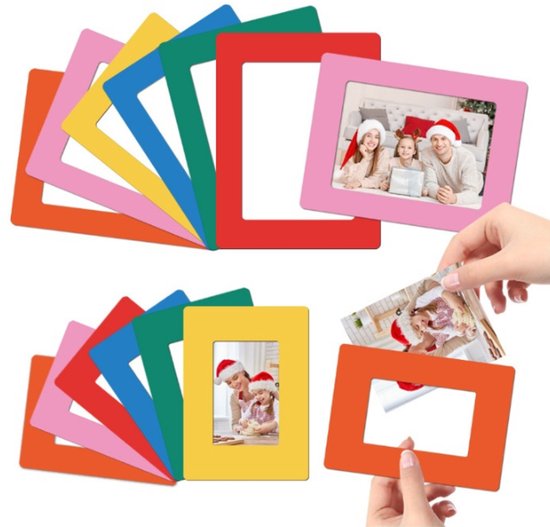 Magnetischer Bilderrahmen 6 Stück 8,4 X 11,5 Cm Mini Bilderrahmen Mit Magnet Bilderrahmen Collage Für Den Kühlschrank Bilderrahmen Für Kühlschrän