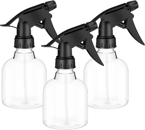 3 Teilig Mini Flüssigkeitszerstäuber Mehrzweck Sprühflaschen 237 Ml Kunststoff Sprühflaschen Mit Verstellbarem Sprühkopf Zum Reinigen Der Küche U