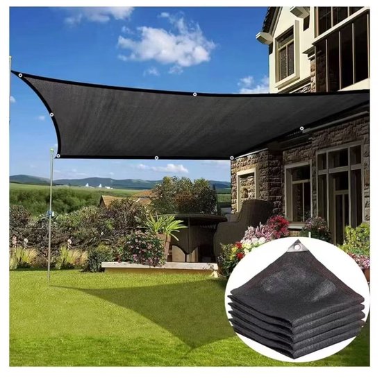 Schattiernetz 2 X 4 Meter, Reißfest, Sonnenschutznetz Mit Verstärkten Ösen Strapazierfähiges Gartennetz Für Gewächshaus, Pflanzenabdeckung, Hühne