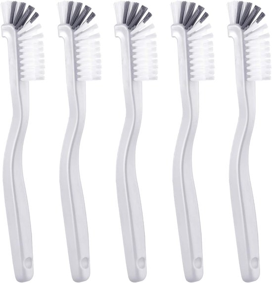 5 Teiliges Reinigungsbürsten Set Küchenbürste, Spülbürste, Geschirrbürste Für Küche, Spüle, Bad, Töpfe, Geschirrspülerränder, Ecken Und Fugen Tie