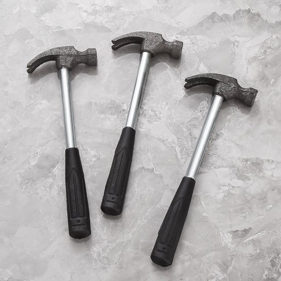 Mini Klauenhammer Mini Hammer Runder Metallkopf Schmuckhammer Griff Aus Eisen Und Flexiblem Kunststoff