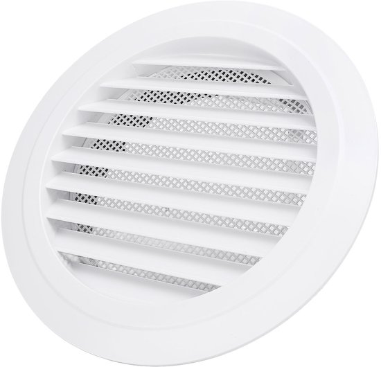2 Stück 200 Mm Deckenlüfter Runde Lüftungsabdeckung Außen Mit Integrierter Lüftungslamelle Deckendiffusor Für Lüftungsöffnungen, Rohrlüfter, Bade