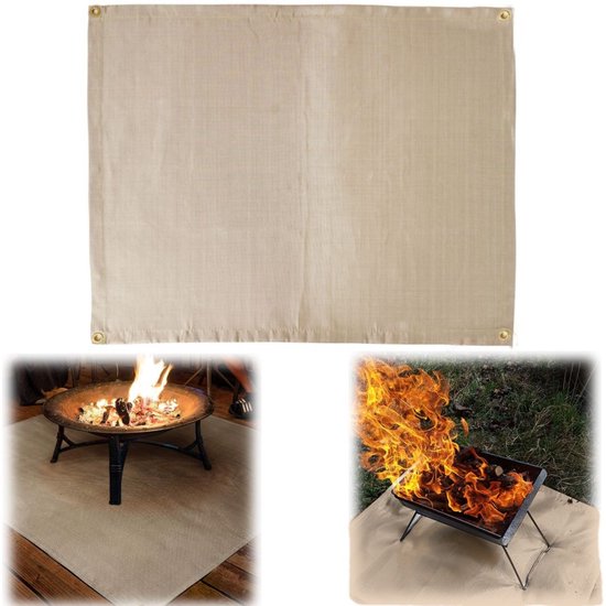 Feuerbeständiges Material Grillisolationsmatte Schwer Entflammbare Picknickdecke Grillmatte Aus Fiberglas Inklusive Aufbewahrungstasche Für Grill