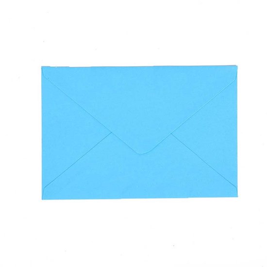 100 Umschläge (13,5 X 18,5 Cm) Für Hochzeitskarten, Weihnachtskarten, Acryl Einladungen Und Fotos Himmelblau