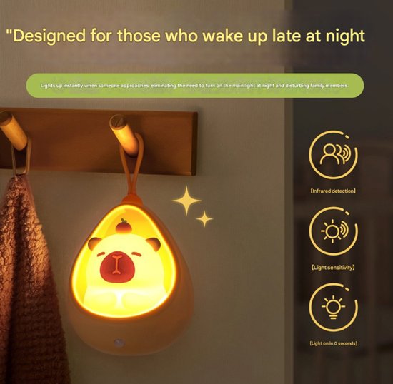 Led Nachtlicht Intelligente Lampe Mit Bewegungssensor Nachtlicht Einschlafhilfe Kindernachtlicht